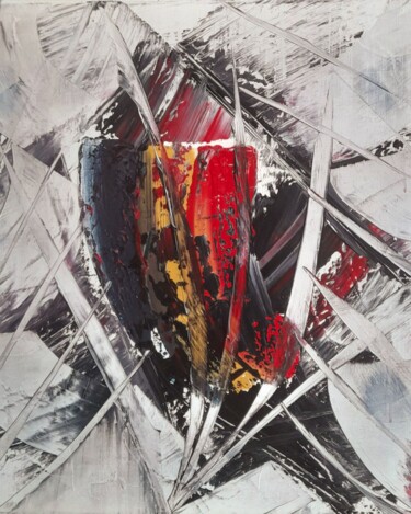 Peinture intitulée "Circonflexe" par Lys B., Œuvre d'art originale, Acrylique Monté sur Châssis en bois