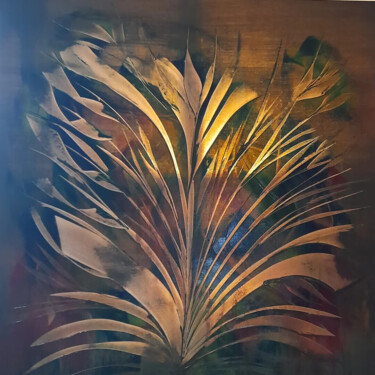 Peinture intitulée "L'Arbre à plumes" par Lys B., Œuvre d'art originale, Acrylique Monté sur Châssis en bois