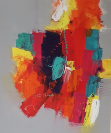 Peinture intitulée "Souvenir" par Lys B., Œuvre d'art originale, Acrylique Monté sur Châssis en bois