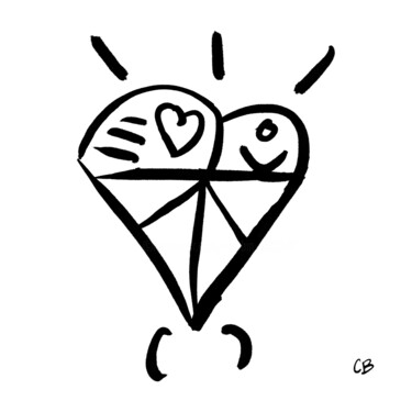 数字艺术 标题为“Heart Aplenty” 由Coobin, 原创艺术品, 数字油画