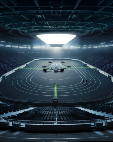 Digital Arts titled "The Arena Chapter 12" by C.R. Kunferman, Original Artwork, Digital Painting