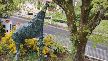 Sculptuur getiteld "Alex" door Thierry Texier, Origineel Kunstwerk, Metalen