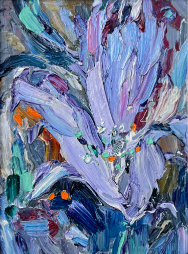 제목이 "Flower geyser"인 미술작품 Svitlana Andriichenko로, 원작, 기름