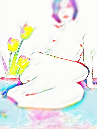 Photography titled "Tulips" by Azure Jung, Original Artwork, Digital Photography