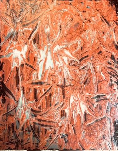 Pittura intitolato "AB303" da Greg Powell, Opera d'arte originale, Smalto