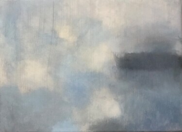 Pintura intitulada "‘Vaste gouffre appo…" por Alla Sergeyeva, Obras de arte originais, Óleo Montado em Armação em madeira