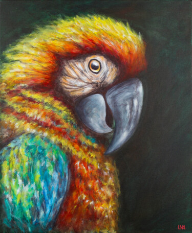 Peinture intitulée "Joueur" par Helena Monniello, Œuvre d'art originale, Acrylique Monté sur Châssis en bois