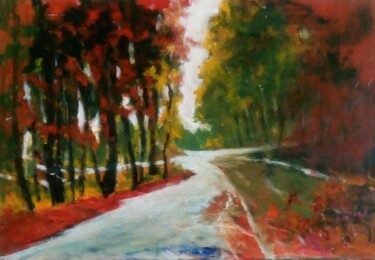 "The park in the end…" başlıklı Tablo Mociart tarafından, Orijinal sanat, Akrilik