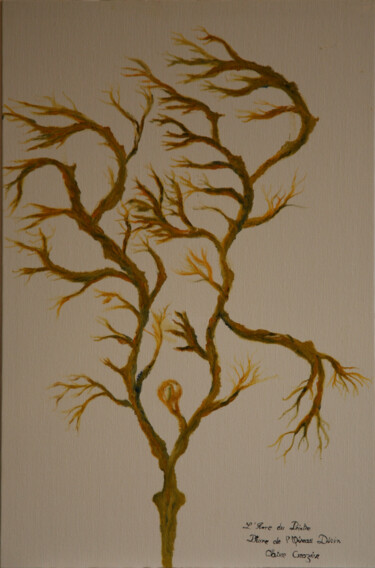 Peinture intitulée "L'Hiver et Sa Douce…" par Claire Crozier, Œuvre d'art originale, Huile