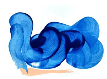 Dessin intitulée "Из серии "Нестандар…" par Nega, Œuvre d'art originale, Acrylique