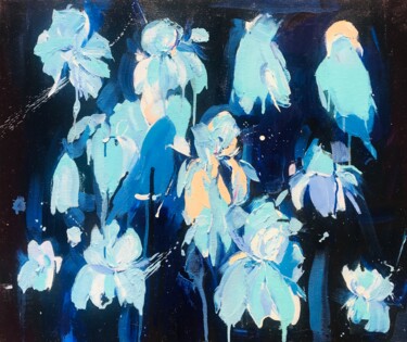 绘画 标题为“Blue jay” 由Svitlana Andriichenko, 原创艺术品, 颜料 安装在木板上
