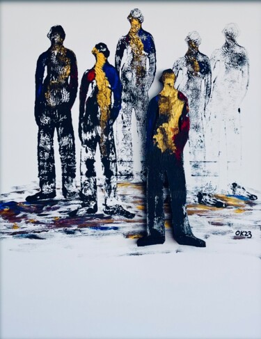 绘画 标题为“People” 由Oliver Klam, 原创艺术品, 丙烯