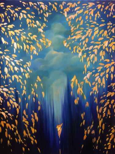 Pittura intitolato "Angel" da Helga Balaban, Opera d'arte originale, Olio