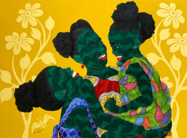 "HAPPINESS (spread j…" başlıklı Tablo Oluwafemi Afolabi tarafından, Orijinal sanat, Akrilik