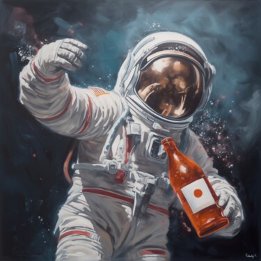 Painting titled "OTH 15" by Olivier De Tullasky, Original Artwork, Acrylic Mounted on Wood Stretcher frame