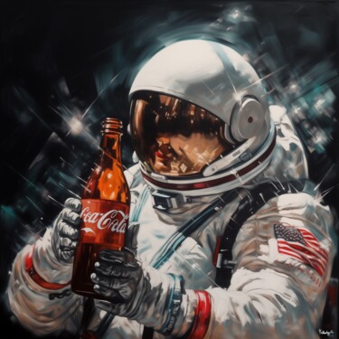 Painting titled "OTH 17" by Olivier De Tullasky, Original Artwork, Acrylic Mounted on Wood Stretcher frame