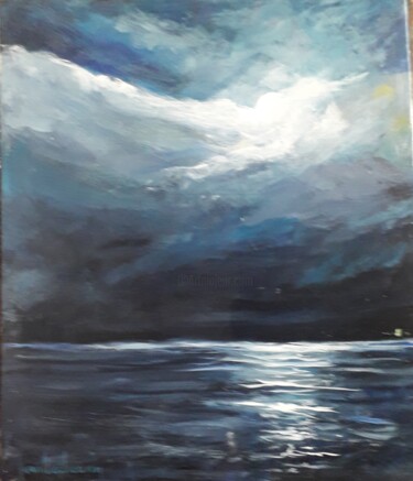 Peinture intitulée "Reflets" par Jean-Luc Chaurin, Œuvre d'art originale, Acrylique Monté sur Châssis en bois