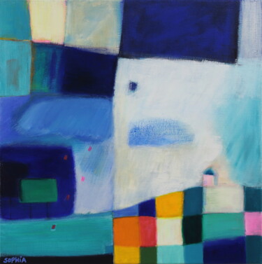 "Wit Licht"/ White Light Painting titled ""Wit Licht"/ White…" by Sophia Heeres, Original Artwork, Acrylic Mounted on Aluminium