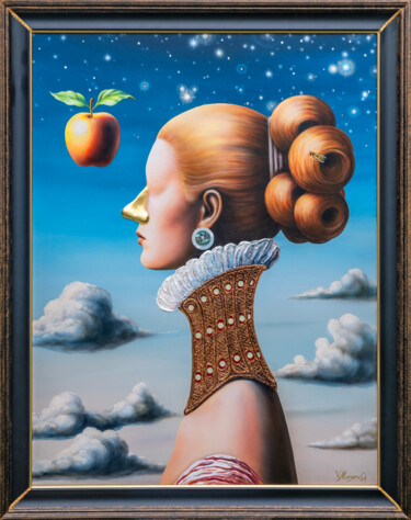 "The Scent of Temptation" 绘画 标题为“"The Scent of Tempt…” 由Vitaly Moiseev, 原创艺术品, 丙烯 安装在木质担架架上