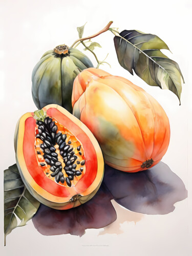 数字艺术 标题为“Tropical elegance:…” 由Jafeth Moiane, 原创艺术品, AI生成的图像