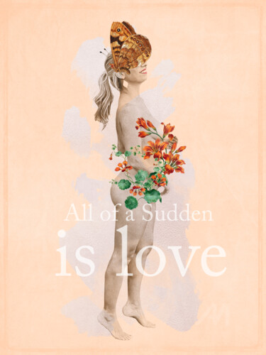数字艺术 标题为“All of a Sudden 001” 由V'Nian Purks, 原创艺术品, 数字拼贴