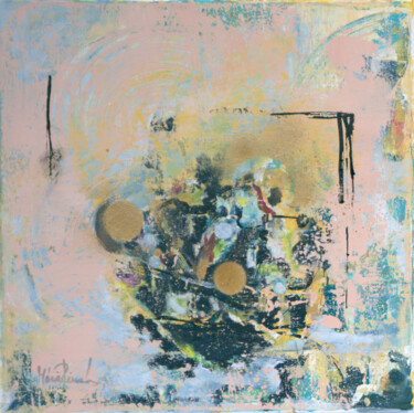 Summer Sunset Painting titled "Summer Sunset" by Mária Rimarčíková, Original Artwork, Acrylic Mounted on Wood Stretcher frame