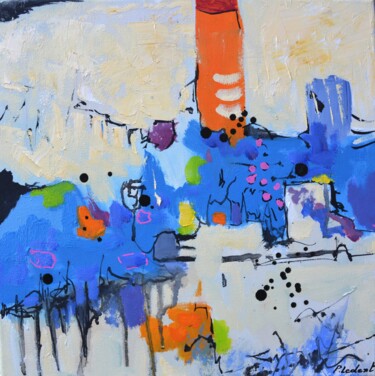 Peinture intitulée "THE GATES OF PARADI…" par Pol Ledent, Œuvre d'art originale, Huile Monté sur Châssis en bois