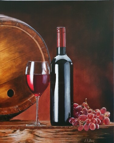 Peinture intitulée "TOVEVIRA" par Josseline Haye-Bevin, Œuvre d'art originale, Huile Monté sur Châssis en bois