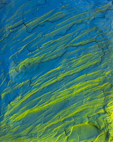 Peinture intitulée "Blue Stone" par José Manuel Cervantes, Œuvre d'art originale, Acrylique Monté sur Autre panneau rigide
