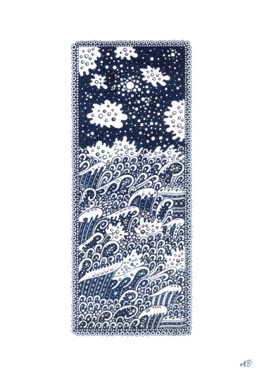 绘画 标题为“Surreal Pattern n.65” 由Veronika Demenko, 原创艺术品, 墨