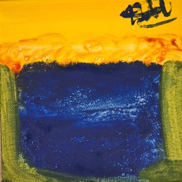 Joy Garden Painting titled "Joy Garden" by Kristina Kalle, Original Artwork, Acrylic Mounted on Wood Stretcher frame