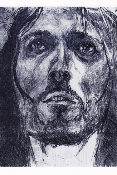Disegno intitolato "взор" da Taras, Opera d'arte originale, Matita