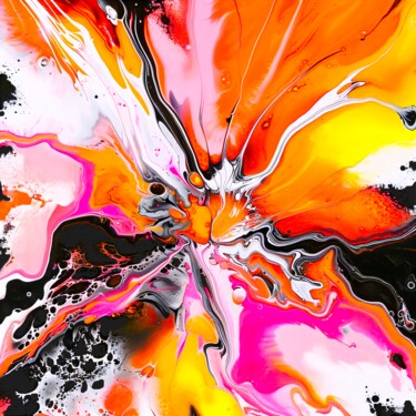 数字艺术 标题为“Art Abstrait N°20” 由Ghislaine Chapuis, 原创艺术品, AI生成的图像