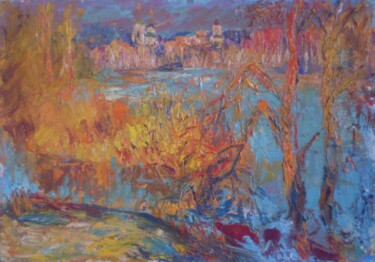 Pittura intitolato "Невимовна краса" da Valerij Gren Ko, Opera d'arte originale, Olio