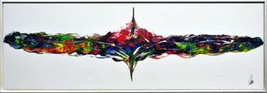 Dreamcatcher Painting titled "Dreamcatcher" by Edelgard Schroer, Original Artwork, Acrylic Mounted on Wood Stretcher frame