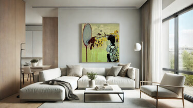 Peinture intitulée "In the Mirror’s Sha…" par Francisca Rosner, Œuvre d'art originale, Acrylique