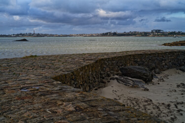 Roscoff, l'île de Batz en décembre. Fotografia intitulada "Roscoff, l'île de B…" por Thierry Martin, Obras de arte originais, Fotografia digital