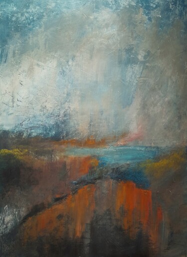 Pittura intitolato "Madre Tierra" da Roser Jb, Opera d'arte originale, Acrilico Montato su Telaio per barella in legno