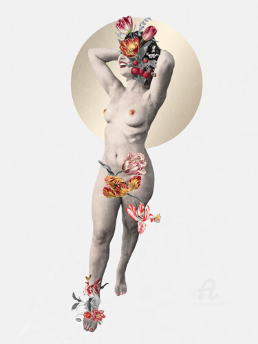 Plenitude 001B 数字艺术 标题为“Plenitude 001B” 由V'Nian Purks, 原创艺术品, 数字拼贴
