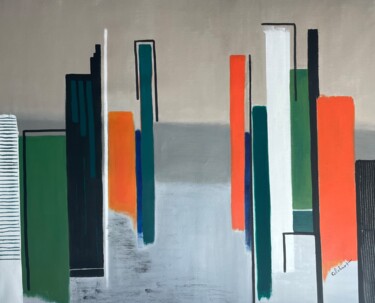 Peinture intitulée "Aux portes de la vi…" par Françoise Colobert, Œuvre d'art originale, Acrylique Monté sur Châssis en bois