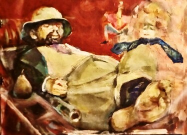 Картина под названием "Сон Лотрека2" - Tatyana Zakharova, Подлинное произведение искусства, Акрил