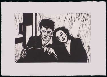 印花与版画 标题为“Ossessione” 由Maurice Boulogne, 原创艺术品, Linocuts
