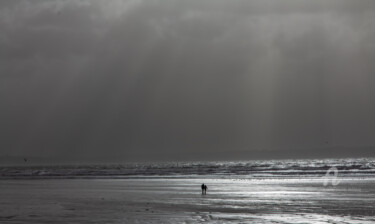 Photographie intitulée "tempête darragh en…" par Michel Babkine, Œuvre d'art originale, Photographie numérique