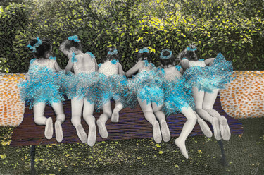 绘画 标题为“Danseuses” 由Catherine Szpira, 原创艺术品, 丙烯 安装在有机玻璃上
