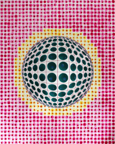 绘画 标题为“Untitled U05” 由Alan Lacke Cairo, 原创艺术品, 丙烯 安装在木质担架架上
