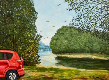 绘画 标题为“The search” 由Tony Rodriguez(Juan Antonio Rodriguez Ol, 原创艺术品, 油