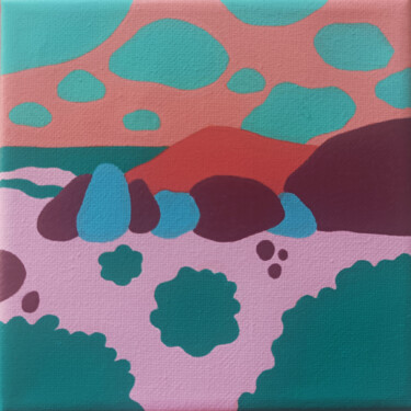 Sunset Beach 4x4 绘画 标题为“Sunset Beach 4x4” 由Veronika Demenko, 原创艺术品, 丙烯