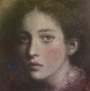 绘画 标题为“Slipping away in th…” 由Margarita Ivanova, 原创艺术品, 油 安装在木质担架架上