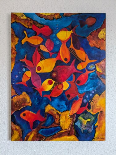 Peinture intitulée "Soco VII" par Sophie Cottin, Œuvre d'art originale, Acrylique Monté sur Châssis en bois