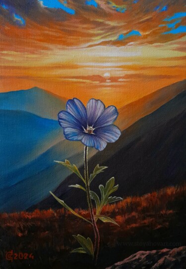 Painting titled "Silent moment IV" by Svetoslav Stoyanov, Original Artwork, Oil